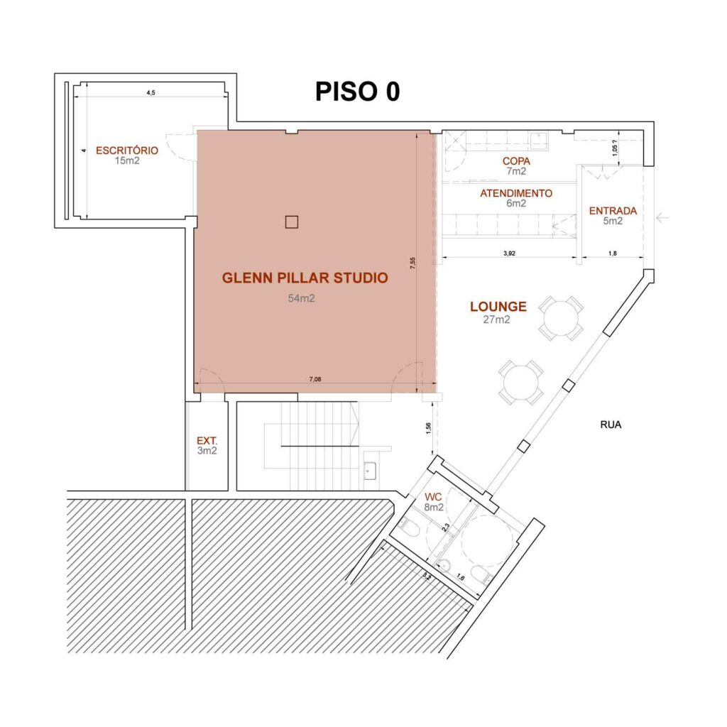 Little Big Studio, Planta, Piso 0